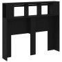 Cabecero con LED madera de ingeniería negro 120x18,5x103,5 cm de , Cabeceros y pies de cama - Ref: Foro24-837338, Precio: 78,...