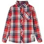 Camisa a cuadros infantil rojo y azul marino 92 de , Camisetas para niños - Ref: Foro24-13169, Precio: 10,96 €, Descuento: %