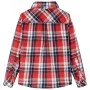 Camisa a cuadros infantil rojo y azul marino 92 de , Camisetas para niños - Ref: Foro24-13169, Precio: 10,96 €, Descuento: %