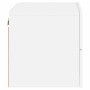 Mesita de noche de pared con luces LED blanco de , Mesitas de noche - Ref: Foro24-836812, Precio: 59,22 €, Descuento: %