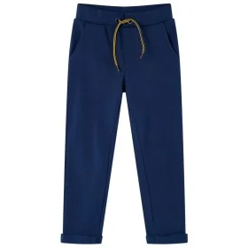 Pantalones infantiles con cordón azul marino 128 de , Pantalones de niños - Ref: Foro24-12987, Precio: 11,24 €, Descuento: %