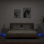 Wall bedside tables with LED lights 2 pcs concrete gray by , Nightstands - Ref: Foro24-836819, Price: 78,63 €, Discount: %