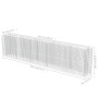 Arriate de gaviones de acero 450x50x100 cm de vidaXL, Maceteros y jardineras - Ref: Foro24-143564, Precio: 208,70 €, Descuent...