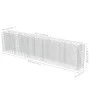 Arriate de gaviones de acero 450x50x100 cm de vidaXL, Maceteros y jardineras - Ref: Foro24-143564, Precio: 204,16 €, Descuent...