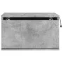 Wall bedside tables with LED lights 2 pcs concrete gray by , Nightstands - Ref: Foro24-836833, Price: 73,70 €, Discount: %