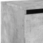 Wall bedside tables with LED lights 2 pcs concrete gray by , Nightstands - Ref: Foro24-836833, Price: 73,70 €, Discount: %