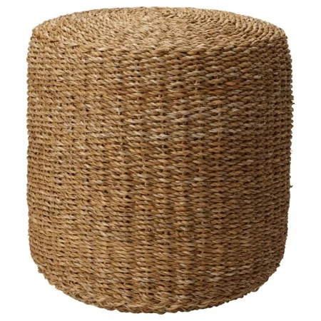 Home&Styling Puf redondo natural de hierba marina Ø40x38 cm de , Otomanas - Ref: Foro24-447472, Precio: 60,54 €, Descuento: %