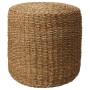 Home&Styling Puf redondo natural de hierba marina Ø40x38 cm de , Otomanas - Ref: Foro24-447472, Precio: 60,40 €, Descuento: %