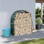 Leñero de acero galvanizado verde 120x45x140 cm de , Bolsas y soportes de leña - Ref: Foro24-364541, Precio: 54,28 €, Descuen...