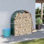 Leñero de acero galvanizado verde 120x45x140 cm de , Bolsas y soportes de leña - Ref: Foro24-364541, Precio: 54,93 €, Descuen...