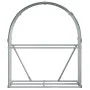 Leñero de acero galvanizado verde 120x45x140 cm de , Bolsas y soportes de leña - Ref: Foro24-364541, Precio: 54,28 €, Descuen...