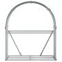 Leñero de acero galvanizado verde 120x45x140 cm de , Bolsas y soportes de leña - Ref: Foro24-364541, Precio: 54,93 €, Descuen...