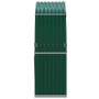 Leñero de acero galvanizado verde 120x45x140 cm de , Bolsas y soportes de leña - Ref: Foro24-364541, Precio: 54,93 €, Descuen...