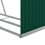 Leñero de acero galvanizado verde 120x45x140 cm de , Bolsas y soportes de leña - Ref: Foro24-364541, Precio: 54,93 €, Descuen...