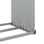 Leñero de acero galvanizado verde 120x45x140 cm de , Bolsas y soportes de leña - Ref: Foro24-364541, Precio: 54,93 €, Descuen...