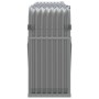 Leñero de acero galvanizado gris claro 234x45x100 cm de , Bolsas y soportes de leña - Ref: Foro24-364555, Precio: 62,23 €, De...