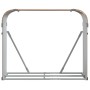 Leñero de acero galvanizado marrón claro 120x45x100 cm de , Bolsas y soportes de leña - Ref: Foro24-364583, Precio: 47,94 €, ...