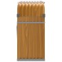 Leñero de acero galvanizado marrón claro 120x45x100 cm de , Bolsas y soportes de leña - Ref: Foro24-364583, Precio: 47,94 €, ...