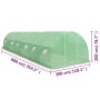Invernadero 27m² 900x300x200 cm de vidaXL, Invernaderos - Ref: Foro24-45537, Precio: 301,54 €, Descuento: %