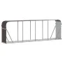 Leñero de acero galvanizado marrón 300x45x100 cm de , Bolsas y soportes de leña - Ref: Foro24-364576, Precio: 85,39 €, Descue...