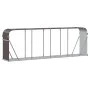 Leñero de acero galvanizado marrón 300x45x100 cm de , Bolsas y soportes de leña - Ref: Foro24-364576, Precio: 85,39 €, Descue...