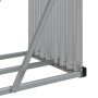 Leñero de acero galvanizado marrón 300x45x100 cm de , Bolsas y soportes de leña - Ref: Foro24-364576, Precio: 86,66 €, Descue...