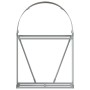 Leñero de acero galvanizado marrón 80x45x120 cm de , Bolsas y soportes de leña - Ref: Foro24-364569, Precio: 57,10 €, Descuen...