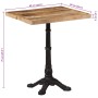 Mesa de bistró madera de mango rugosa 60x60x77 cm en Mesas de comedor | Comprar online en Foru.es