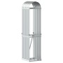 Leñero de acero galvanizado plateado 40x45x170 cm de , Bolsas y soportes de leña - Ref: Foro24-364588, Precio: 49,08 €, Descu...