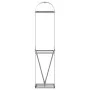 Leñero de acero galvanizado plateado 40x45x170 cm de , Bolsas y soportes de leña - Ref: Foro24-364588, Precio: 48,47 €, Descu...