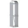 Leñero de acero galvanizado plateado 40x45x170 cm de , Bolsas y soportes de leña - Ref: Foro24-364588, Precio: 49,08 €, Descu...