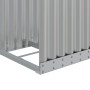 Leñero de acero galvanizado plateado 40x45x170 cm de , Bolsas y soportes de leña - Ref: Foro24-364588, Precio: 49,08 €, Descu...