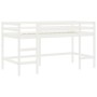 Cama alta para niños con cortinas madera pino rosa 90x200 cm de , Camas y somieres - Ref: Foro24-3206969, Precio: 198,36 €, D...