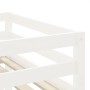 Cama alta para niños con cortinas madera pino rosa 90x200 cm de , Camas y somieres - Ref: Foro24-3206969, Precio: 198,36 €, D...
