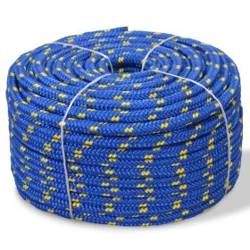 Cuerda marina de polipropileno 8 mm 500 m azul de vidaXL, Sogas y cuerdas metálicas - Ref: Foro24-143825, Precio: 112,64 €, D...