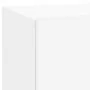 Mesita de noche con luces LED blanca 70x36x40,5 cm de , Mesitas de noche - Ref: Foro24-836777, Precio: 74,64 €, Descuento: %