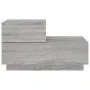 Mesita de noche con luces LED gris Sonoma 70x36x40,5 cm de , Mesitas de noche - Ref: Foro24-836782, Precio: 72,76 €, Descuent...