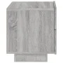 Mesita de noche con luces LED gris Sonoma 70x36x40,5 cm de , Mesitas de noche - Ref: Foro24-836782, Precio: 72,76 €, Descuent...