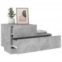 Mesita de noche con luces LED gris hormigón 70x36x40,5 cm de , Mesitas de noche - Ref: Foro24-836780, Precio: 74,72 €, Descue...