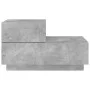 Mesita de noche con luces LED gris hormigón 70x36x40,5 cm de , Mesitas de noche - Ref: Foro24-836780, Precio: 74,72 €, Descue...