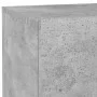 Mesita de noche con luces LED gris hormigón 70x36x40,5 cm de , Mesitas de noche - Ref: Foro24-836780, Precio: 74,72 €, Descue...