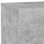 Mesita de noche con luces LED gris hormigón 70x36x40,5 cm de , Mesitas de noche - Ref: Foro24-836780, Precio: 75,64 €, Descue...