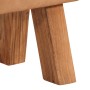 Banco potro de gimnasio cuero auténtico y lona marrón 160 cm de , Bancos de comedor y cocina - Ref: Foro24-356385, Precio: 19...