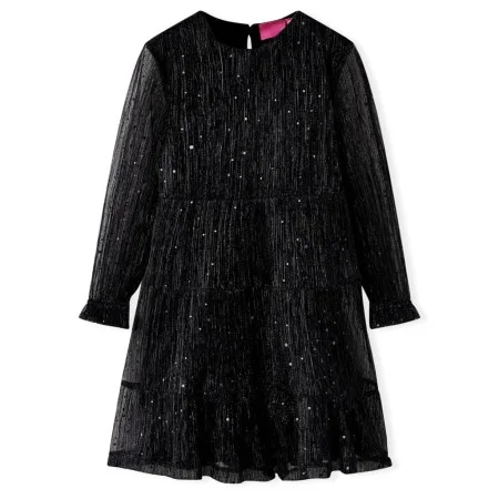 Vestido infantil de manga larga negro 92 de , Vestidos de niños - Ref: Foro24-14882, Precio: 15,92 €, Descuento: %