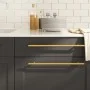 Schrankgriffe 5 Stück goldfarbener Edelstahl 320 mm von , Schrankknöpfe und Griffe - Ref: Foro24-155362, Preis: 26,20 €, Raba...