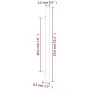 Cabinet handles 5 pcs gold stainless steel 192 mm by , Cabinet knobs and handles - Ref: Foro24-155360, Price: 13,70 €, Discou...