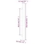 Cabinet handles 5 pcs bronze stainless steel 192 mm by , Cabinet knobs and handles - Ref: Foro24-155376, Price: 20,03 €, Disc...