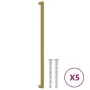 Cabinet handles 5 pcs gold stainless steel 480 mm by , Cabinet knobs and handles - Ref: Foro24-155395, Price: 35,42 €, Discou...