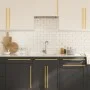 Cabinet handles 5 pcs gold stainless steel 480 mm by , Cabinet knobs and handles - Ref: Foro24-155395, Price: 35,42 €, Discou...