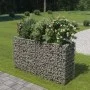 Arriate de gaviones de acero 180x50x100 cm de vidaXL, Maceteros y jardineras - Ref: Foro24-143558, Precio: 112,25 €, Descuent...